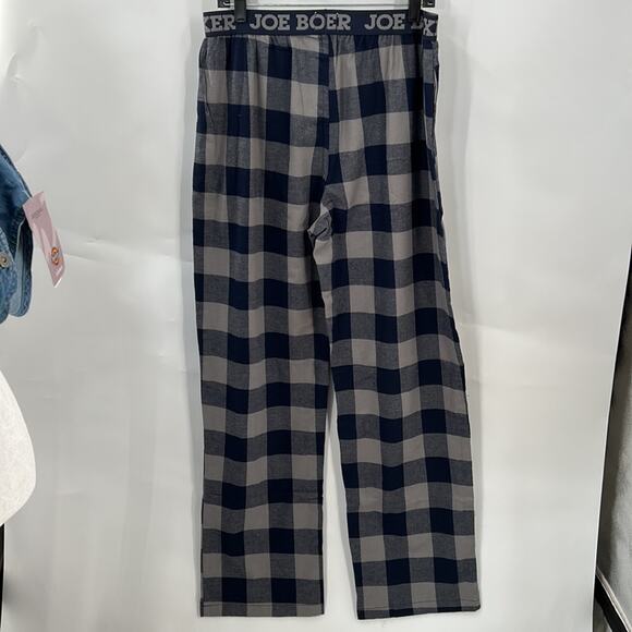Joe Boxer Men's NWT Navy & Gray Check Pajama Bottoms Size Large - Picture 7 of 14